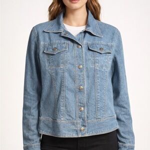 SO Blue Denim Jacket cotton trucker medium